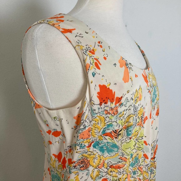 Vintage 60s Flower Power Shift Dress // Sunday’s Child of California // Size S - Picture 6 of 9